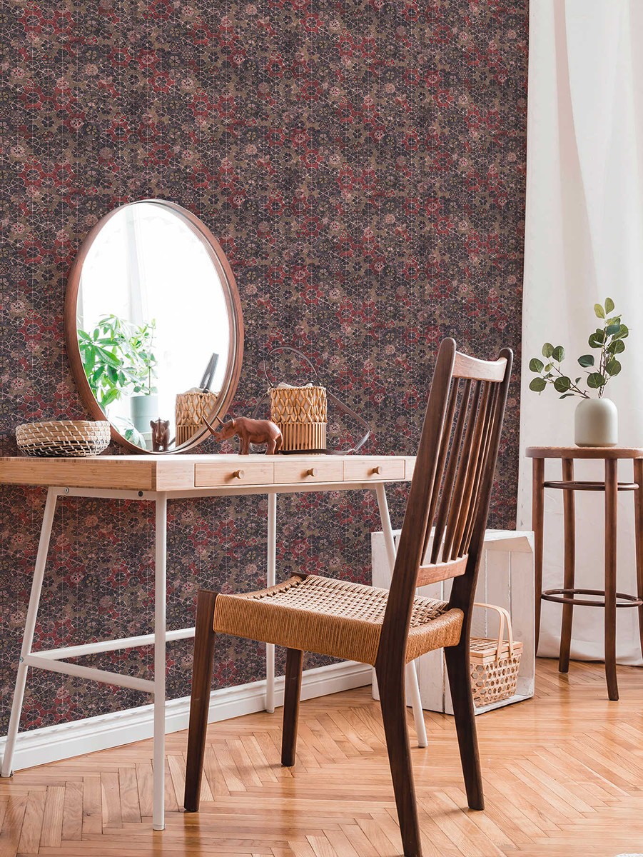 Ταπετσαρια Τοιχου Tiles Διαφορα Χρωματα