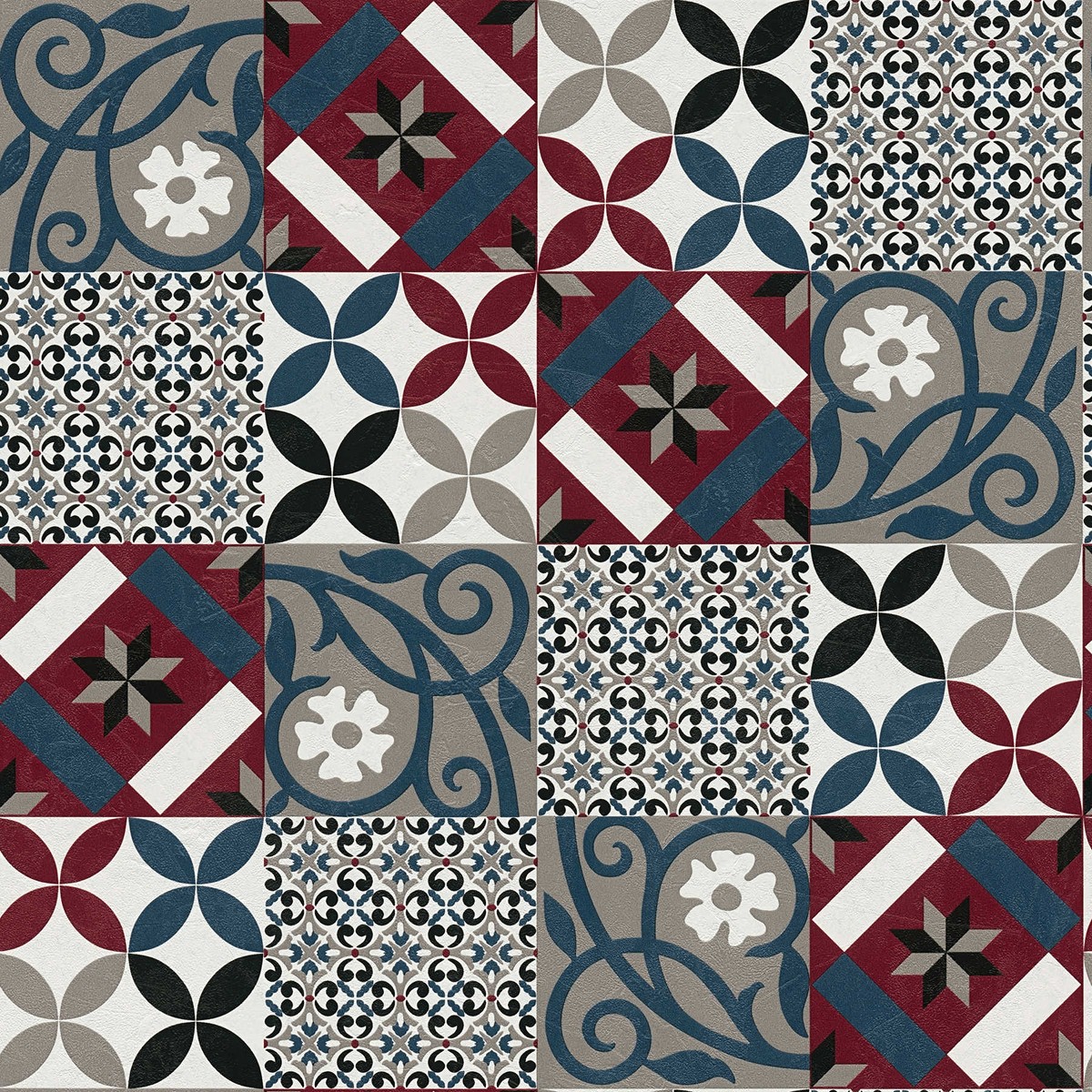 Ταπετσαρια Τοιχου Tiles Διαφορα Χρωματα