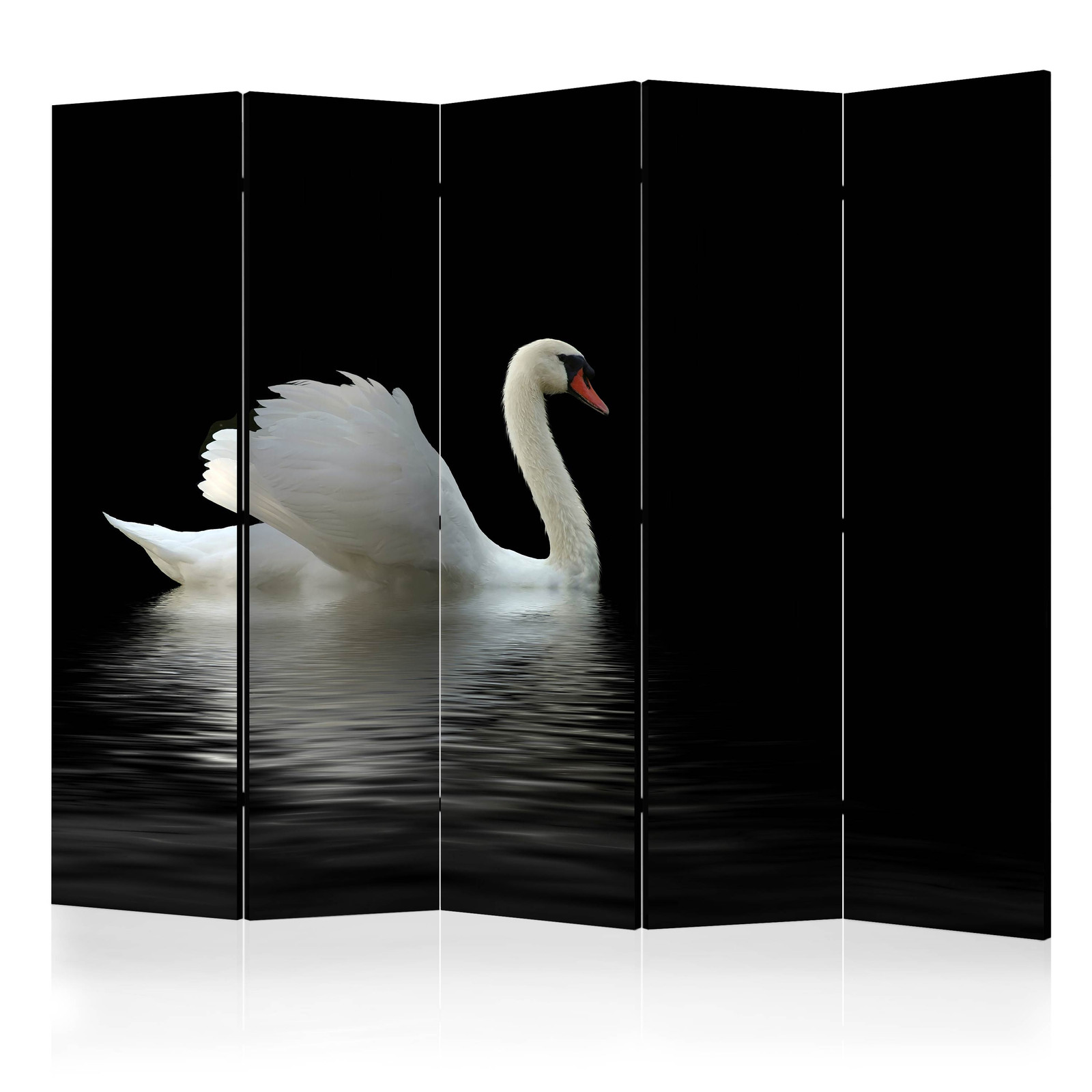 Διαχωριστικο Δωματιου - Swan black And White Ii Ηχοαπορροφητικο 225x172cm