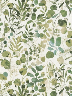Ταπετσαρια Τοιχου Φλοραλ Πρασινο