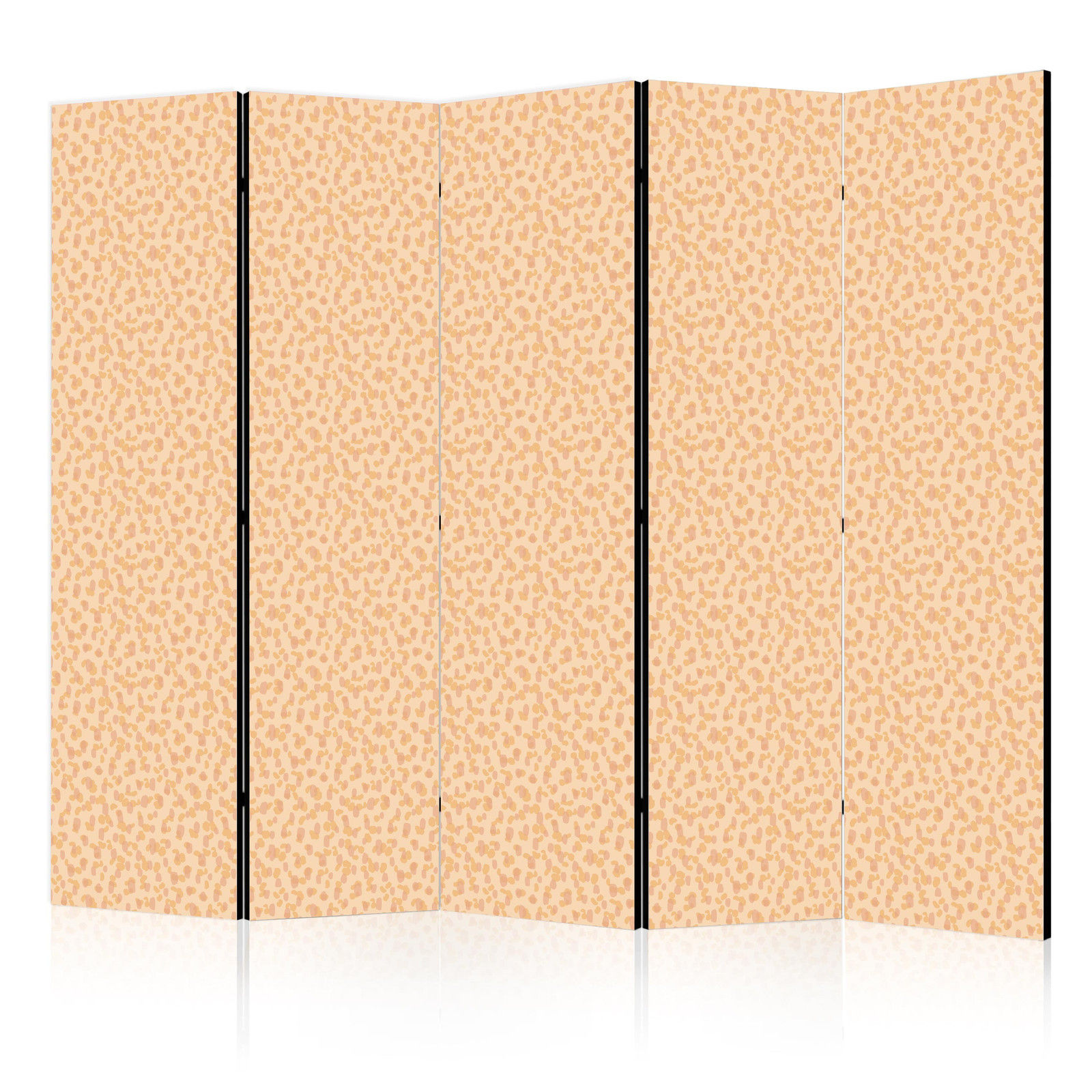 Διαχωριστικο Δωματιου - Tiny Dots - Optimistic Pattern In Peach Colors Μονης Οψης 225x172cm