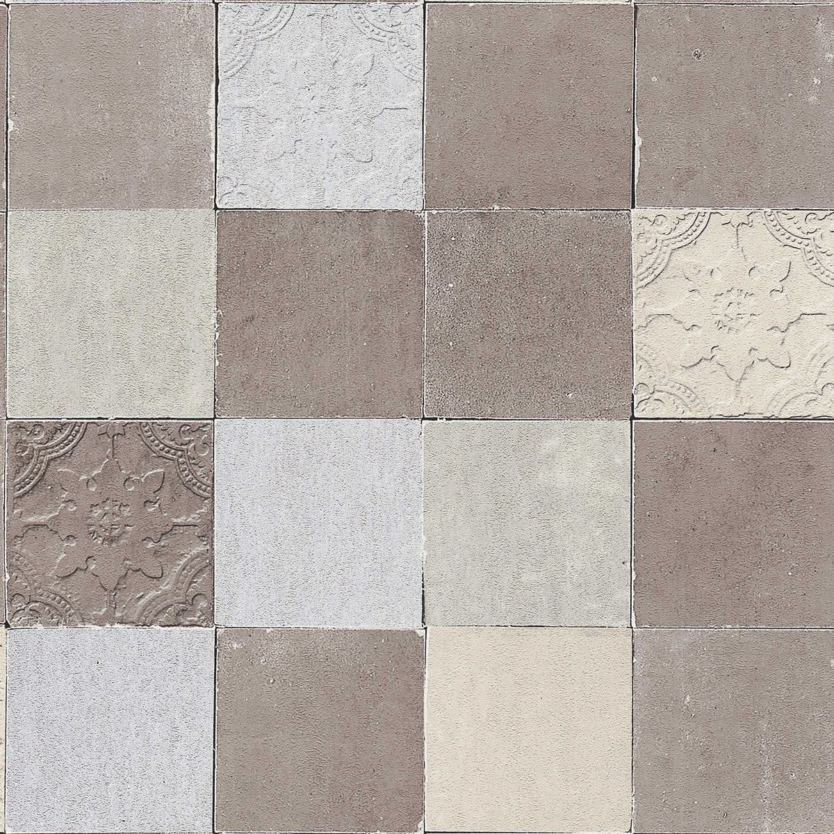 Ταπετσαρια Τοιχου Tiles Διαφορα Χρωματα