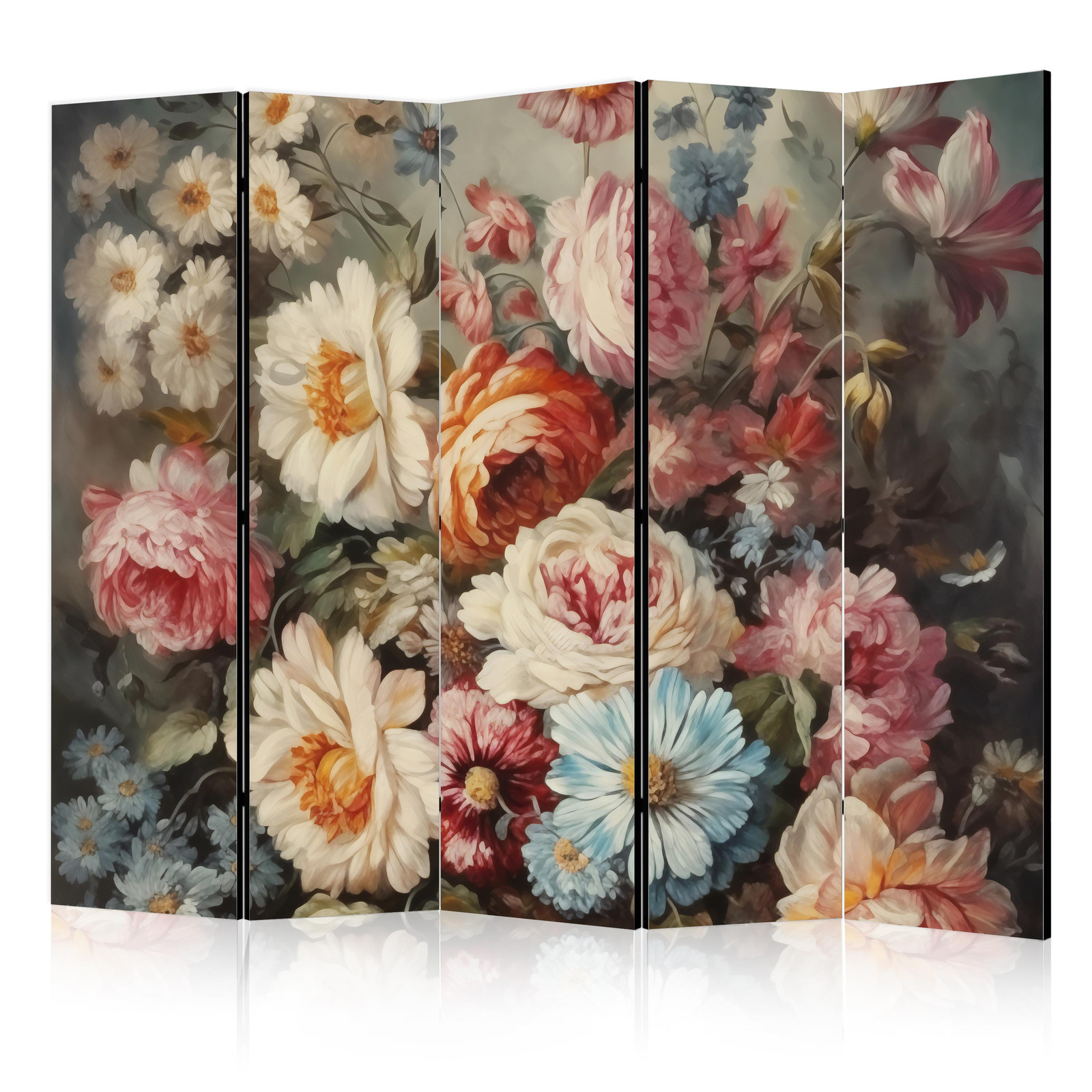 Διαχωριστικο Δωματιου - Scent Of Nature - Beautiful Garden Flowers In Pastel Colors Ηχοαπορροφητικο 225x172cm