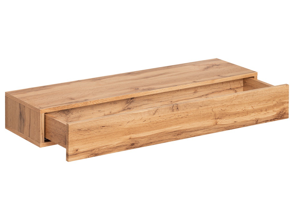 Sunset Ραφι Υποδοχης με Συρταρι Καφε