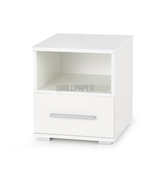 Slim Κομοδινο Λευκο