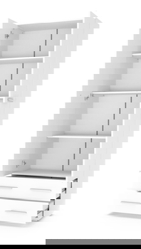 Slim Στηλη Αποθηκευσης Λευκη