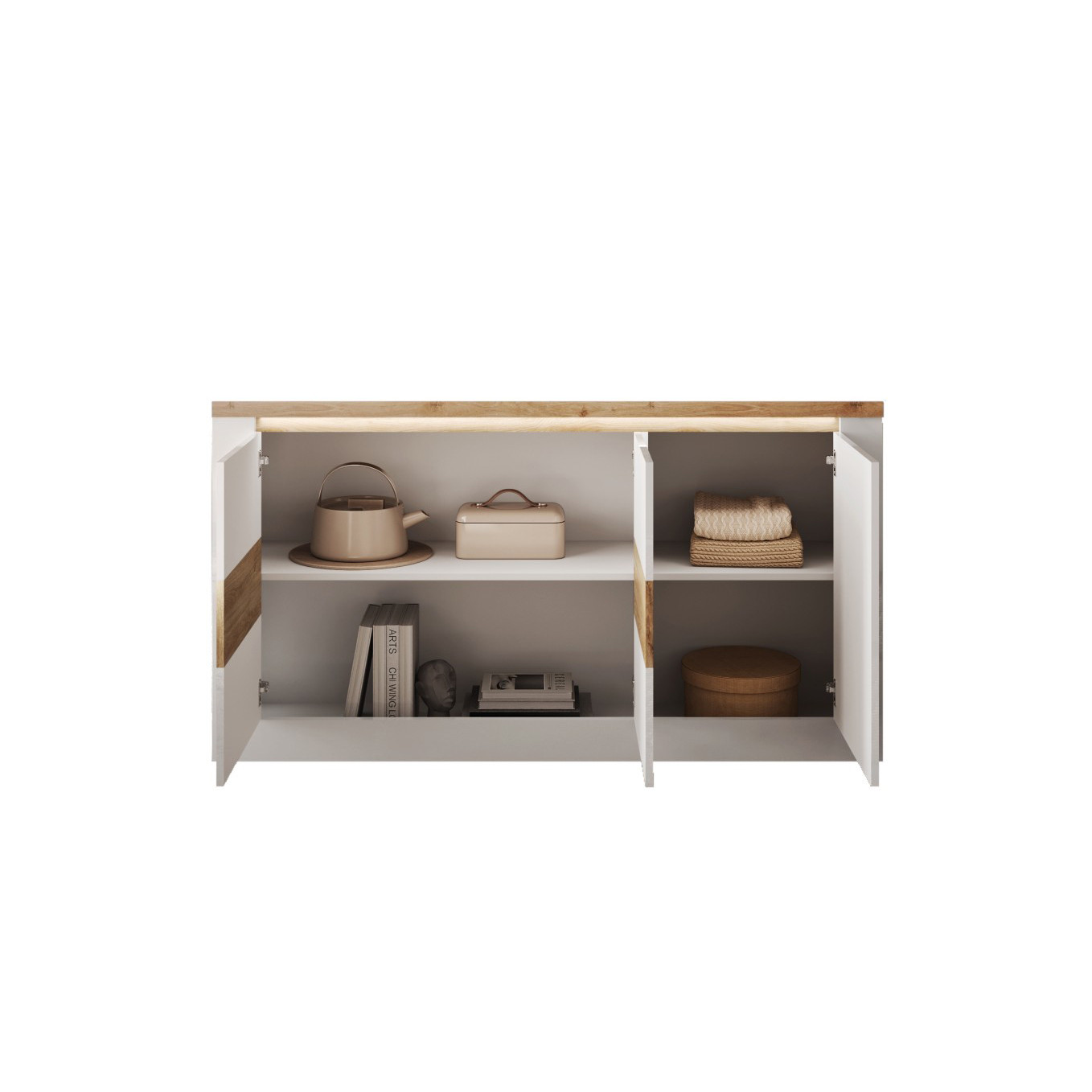 Nuvio Μπουφες Λευκο \ Καφε