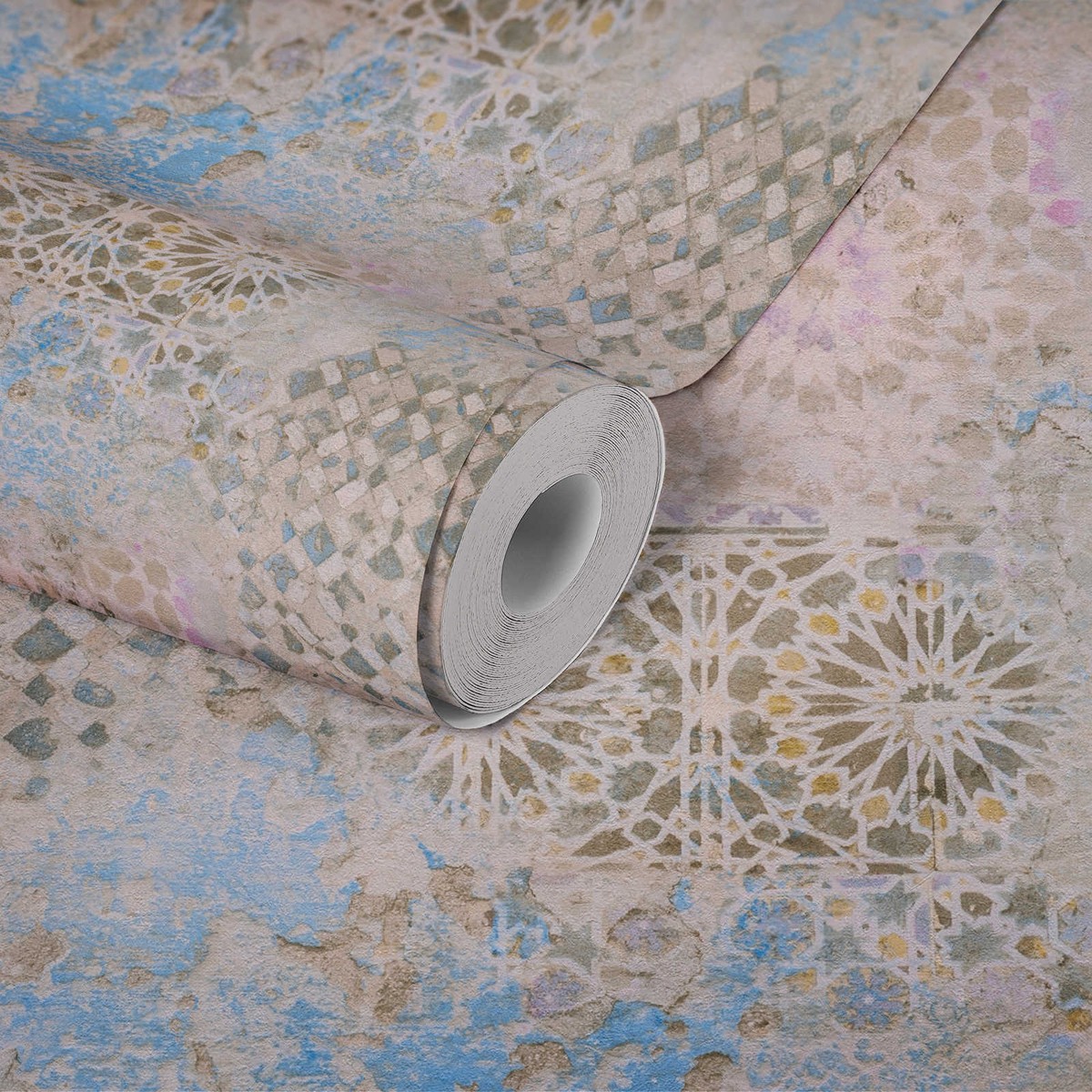 Ταπετσαρια Τοιχου Tiles Διαφορα Χρωματα
