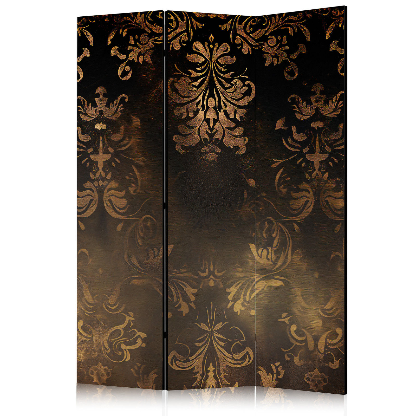 Διαχωριστικο Δωματιου - Baroque Ornaments In Patinated Gold And Bronze - Retro Motif Μονης Οψης 135x172cm