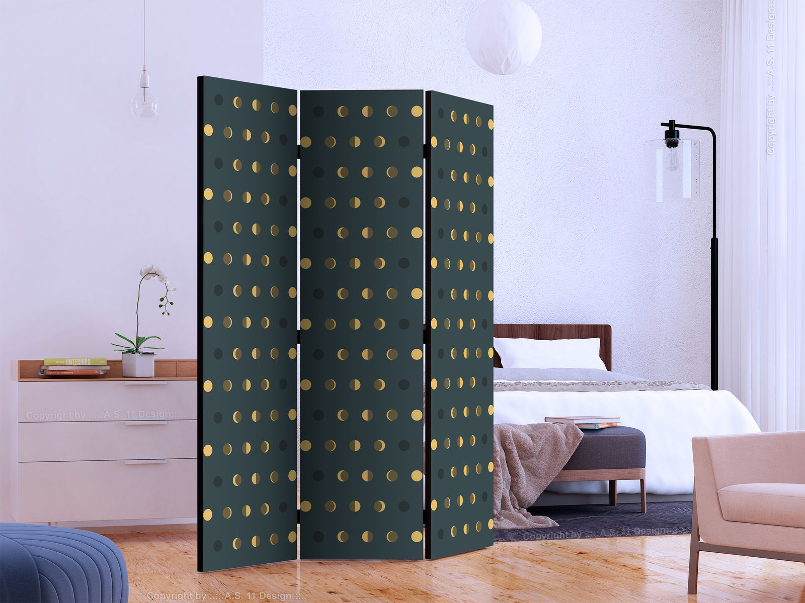 Διαχωριστικο Δωματιου - Dots Μονης Οψης 135x172cm