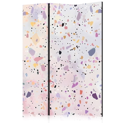 Διαχωριστικο Δωματιου - Terrazzo In Confetti Style - Violet-pink - Colorful Pattern Ηχοαπορροφητικο 135x172cm