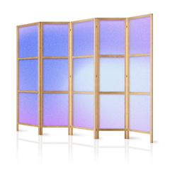 Ιαπωνικο Διαχωριστικο Δωματιου - Heather Mist - Delicate Gradient Composed Of Various Shades Of Violet 225x172cm