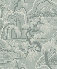 Ταπετσαρια Τοιχου Eastern Simplicity Τυρκουαζ