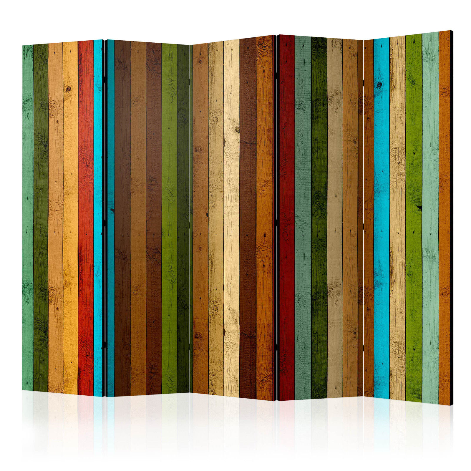 Διαχωριστικο Δωματιου - Wooden Rainbow Ii Ηχοαπορροφητικο 225x172cm