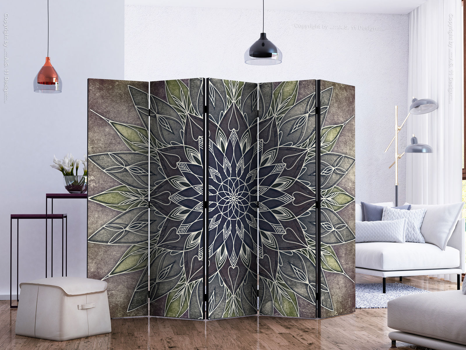 Διαχωριστικο Δωματιου - Imperial Pattern Ii Μονης Οψης 225x172cm