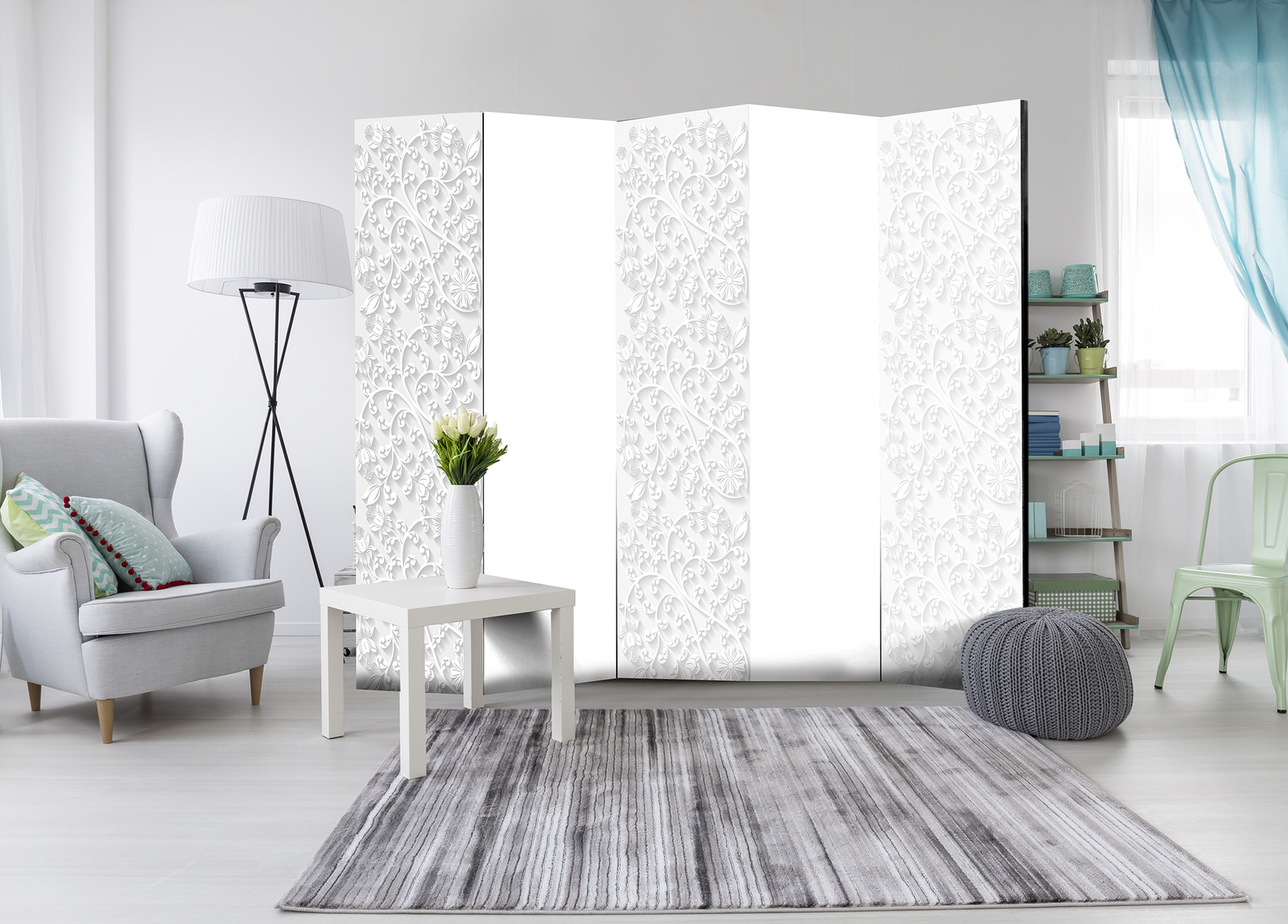 Διαχωριστικο Δωματιου - Floral Pattern Ii Ηχοαπορροφητικο 225x172cm