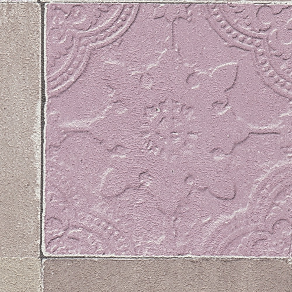 Ταπετσαρια Τοιχου Tiles Διαφορα Χρωματα