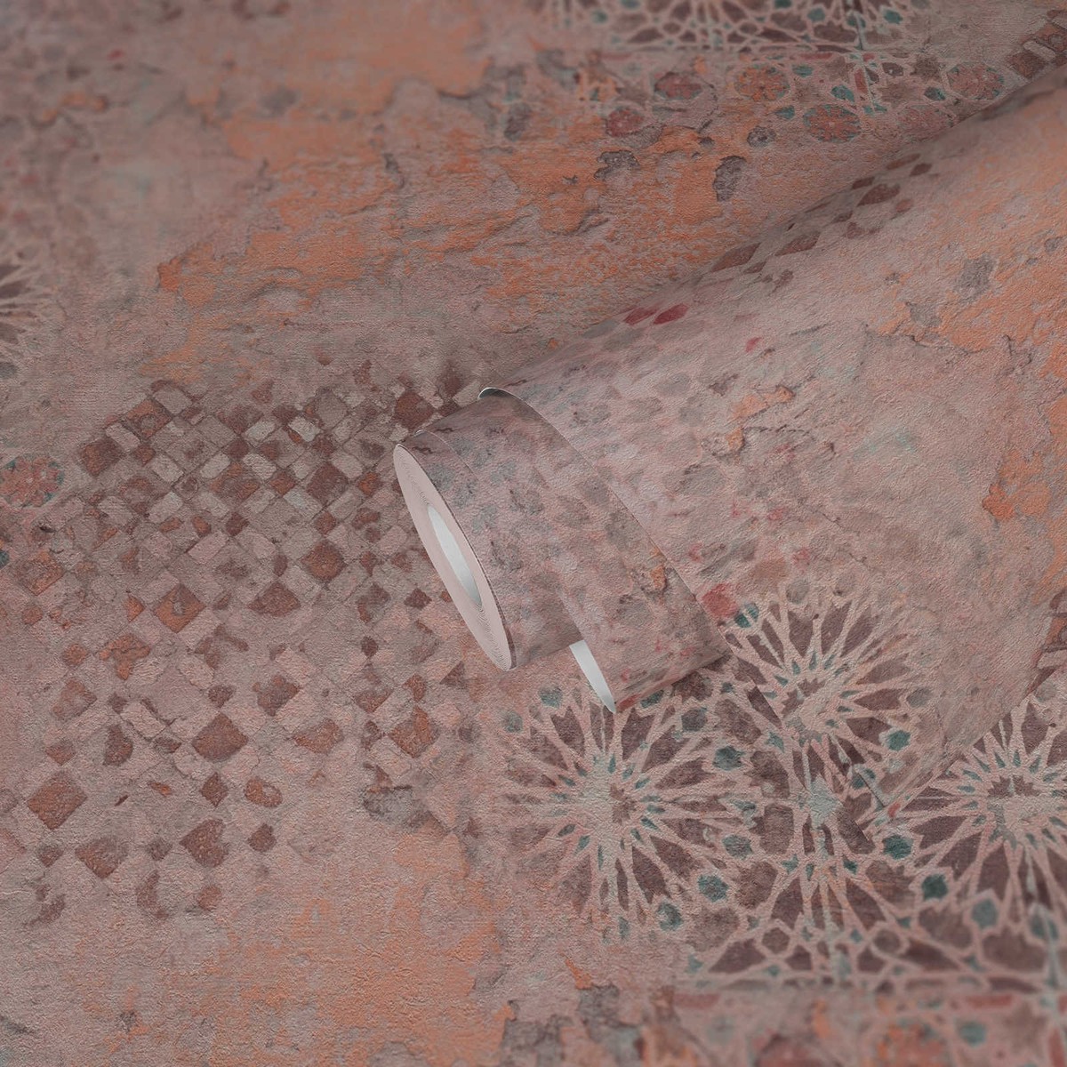 Ταπετσαρια Τοιχου Tiles Διαφορα Χρωματα