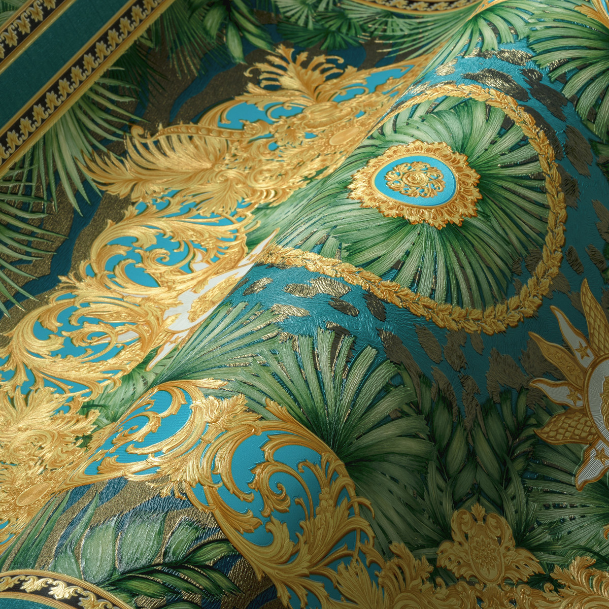Ταπετσαρια Τοιχου Versace Baroque Διαφορα Χρωματα