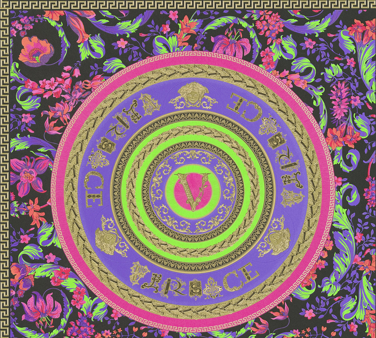 Ταπετσαρια Τοιχου Versace Baroque Διαφορα Χρωματα