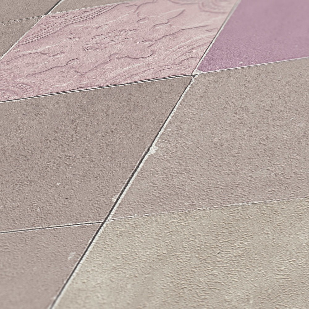 Ταπετσαρια Τοιχου Tiles Διαφορα Χρωματα