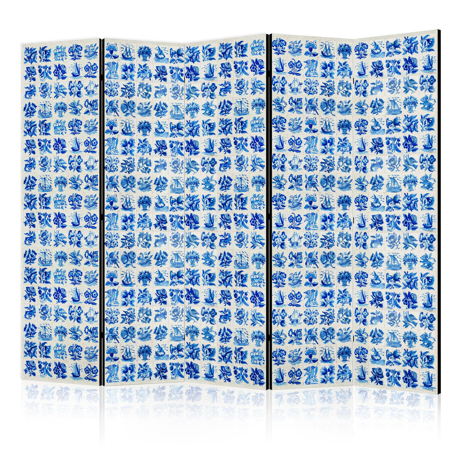 Διαχωριστικο Δωματιου - Ceramic Tiles - Traditional Portuguese Blue Tiles Azulejos Διπλης Οψης 225x172cm