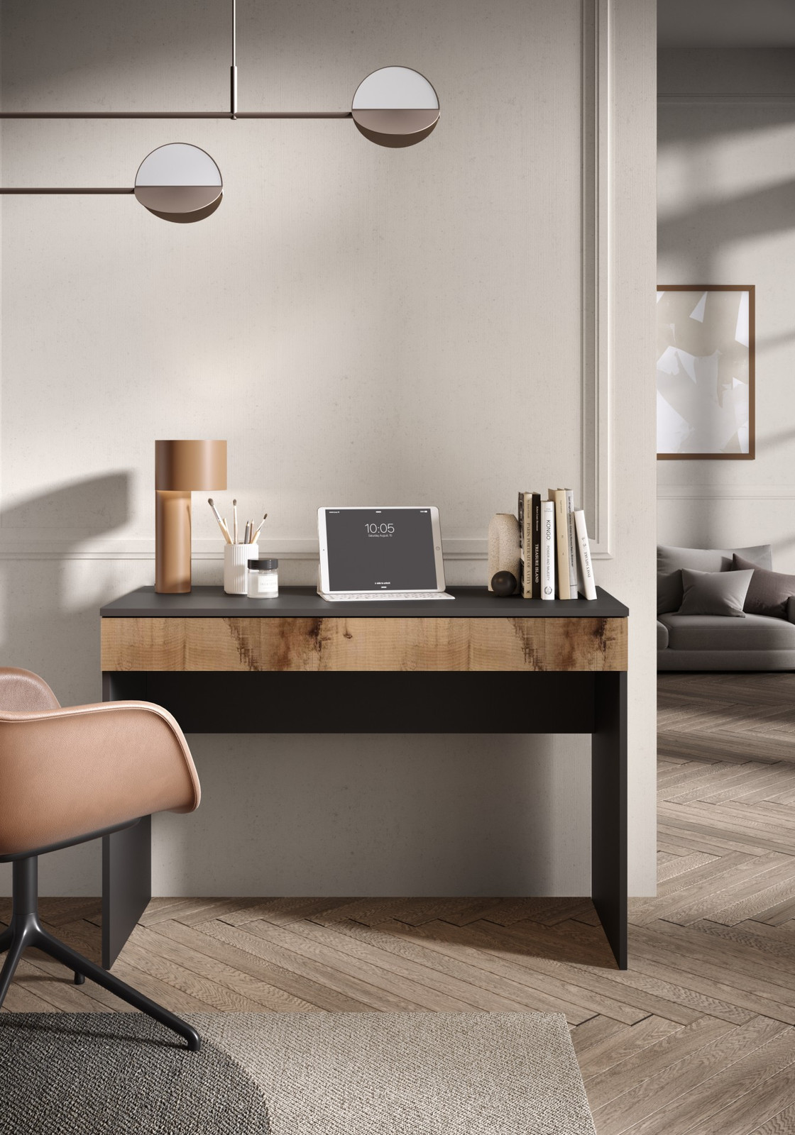 Luminea Μεγαλο Γραφειο \ Κονσολα Διαφορα Χρωματα