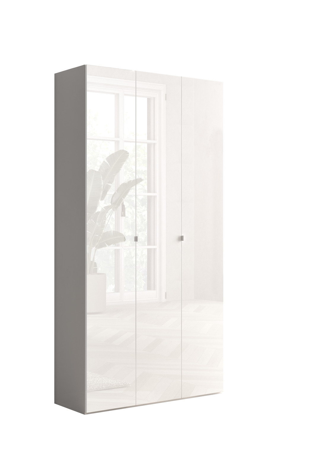 Luminea Μεγαλη Ντουλαπα Παπουτσοθηκη Λευκο