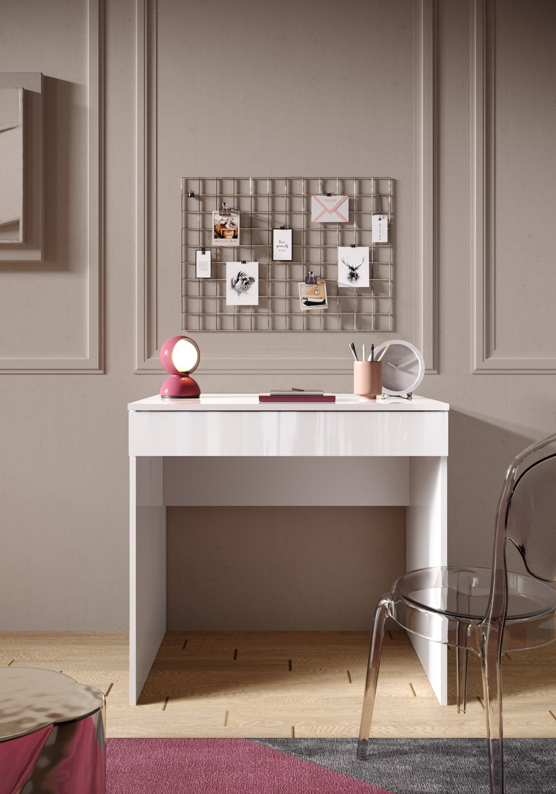 Luminea Μικρο Γραφειο \ Κονσολα Διαφορα Χρωματα