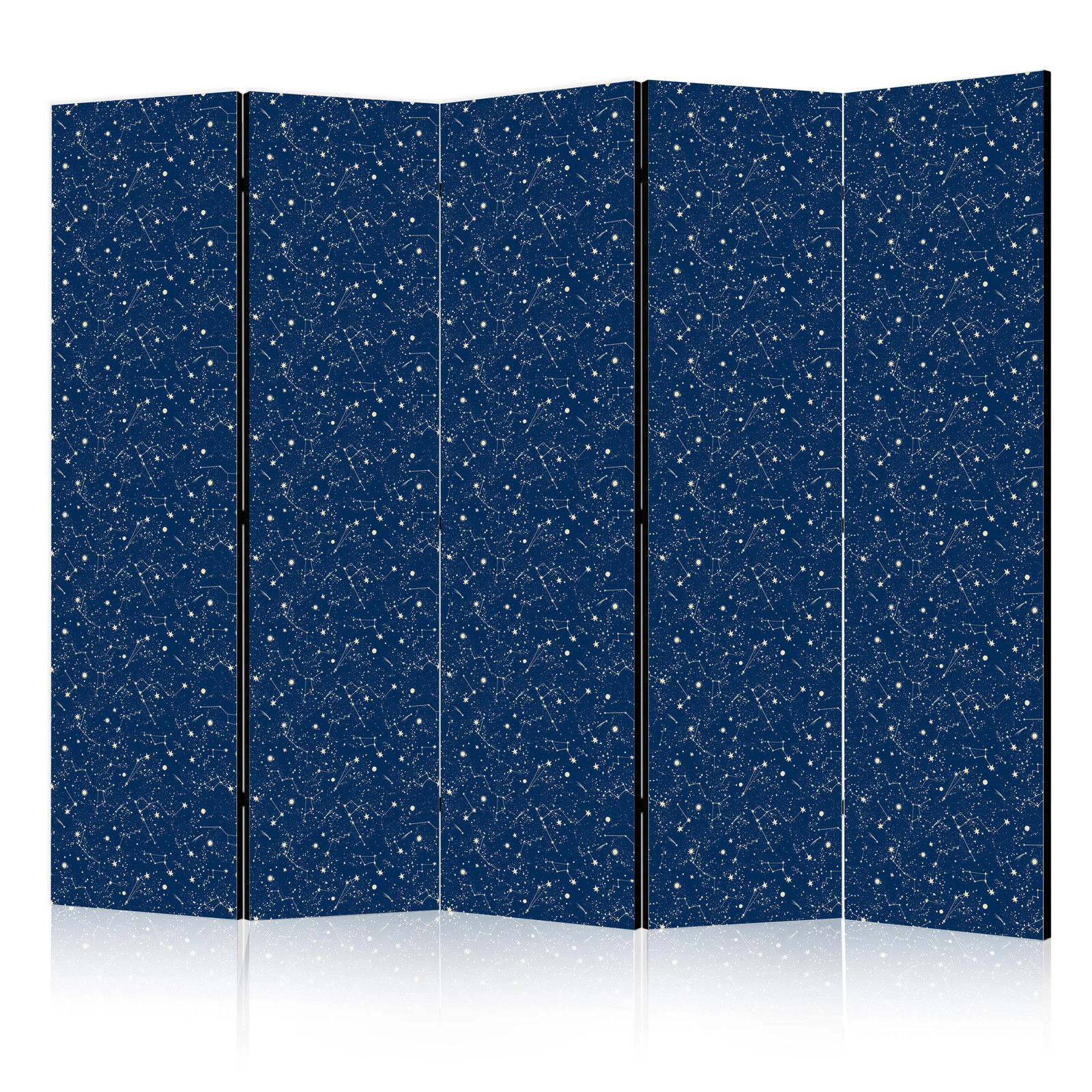 Διαχωριστικο Δωματιου - Cosmic Inspirations - Pattern With Stars And Constellations On A Dark Background Διπλης Οψης 225x172cm