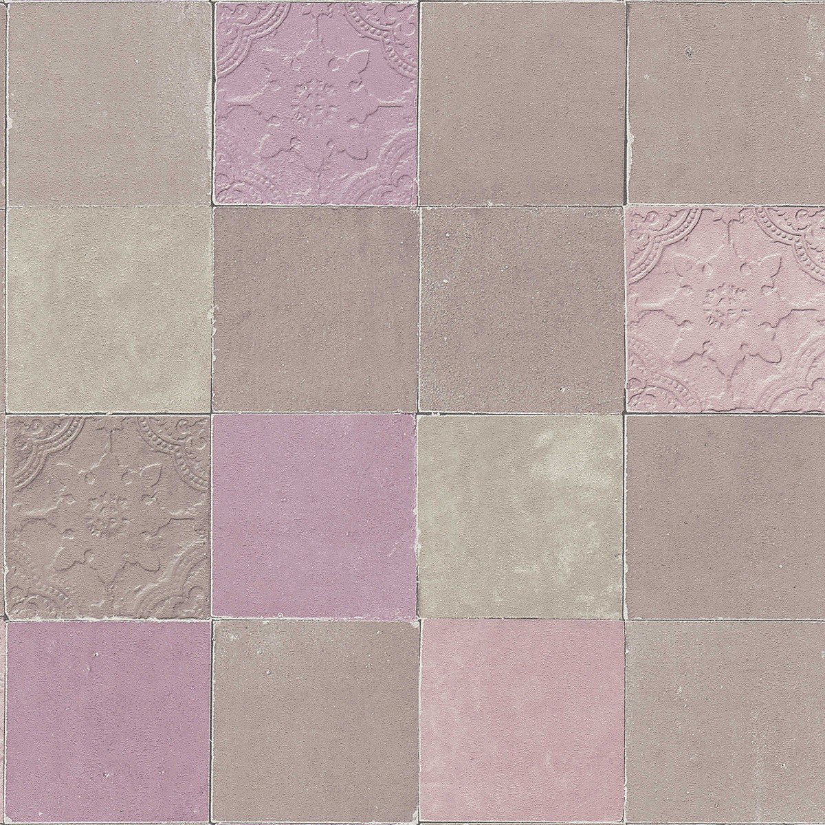 Ταπετσαρια Τοιχου Tiles Διαφορα Χρωματα