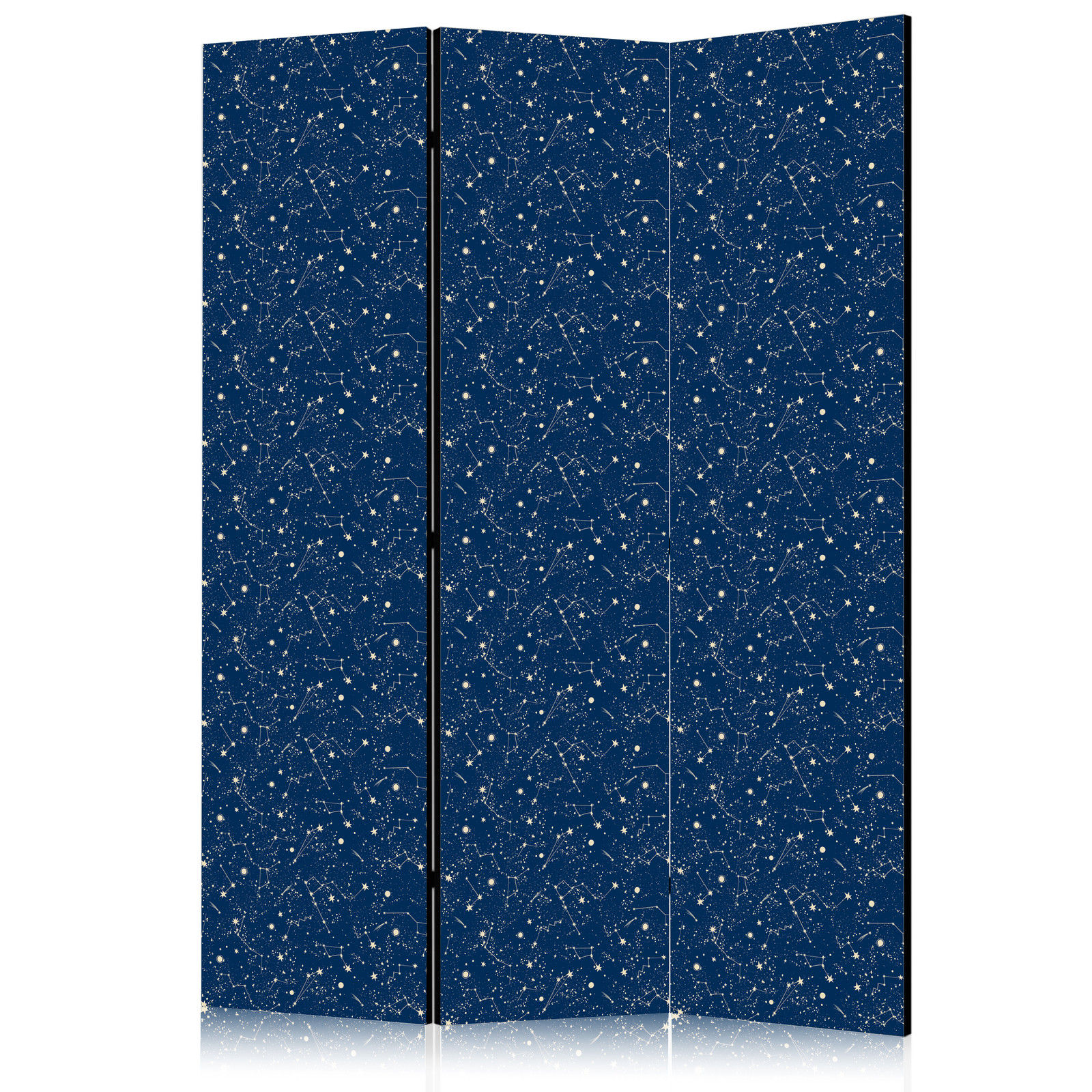 Διαχωριστικο Δωματιου - Cosmic Inspirations - Pattern With Stars And Constellations On A Dark Background Διπλης Οψης 135x172cm