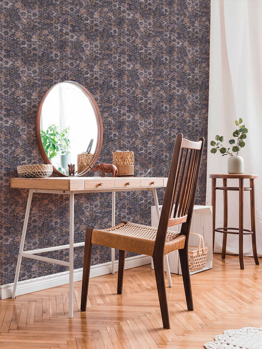 Ταπετσαρια Τοιχου Tiles Διαφορα Χρωματα