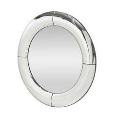 Round Καθρεφτης Ασημι