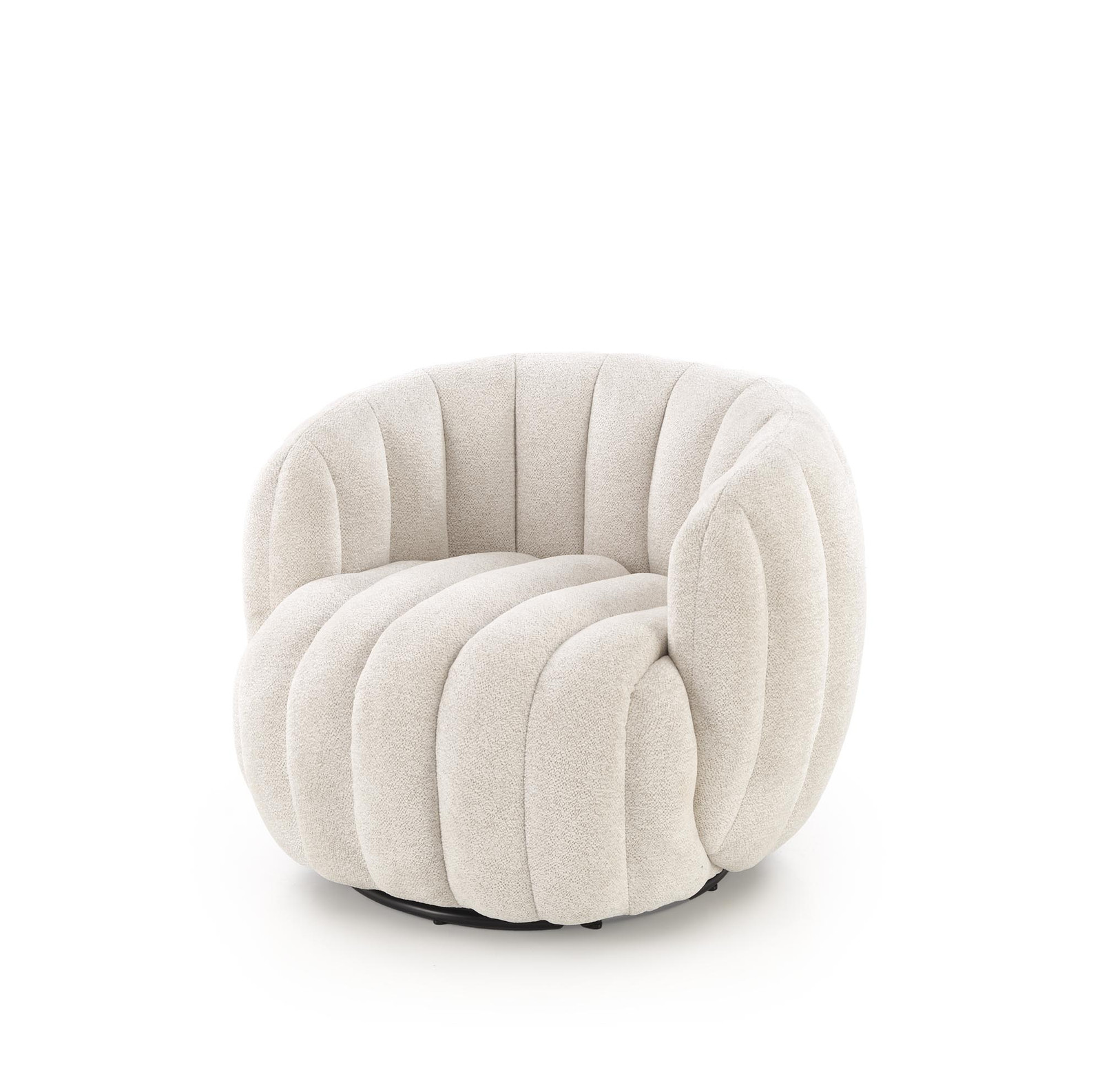 Nuvina Lounge Πολυθρονα Κρεμ
