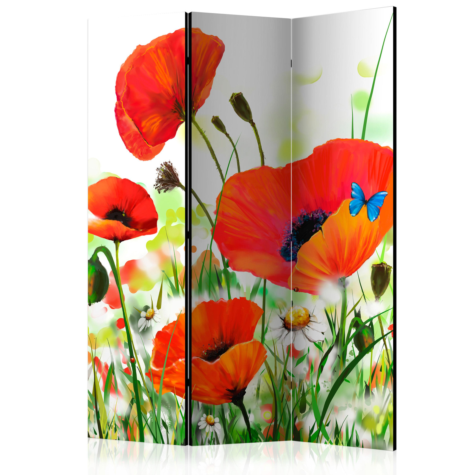 Διαχωριστικο Δωματιου - Country Poppies Ηχοαπορροφητικο 135x172cm