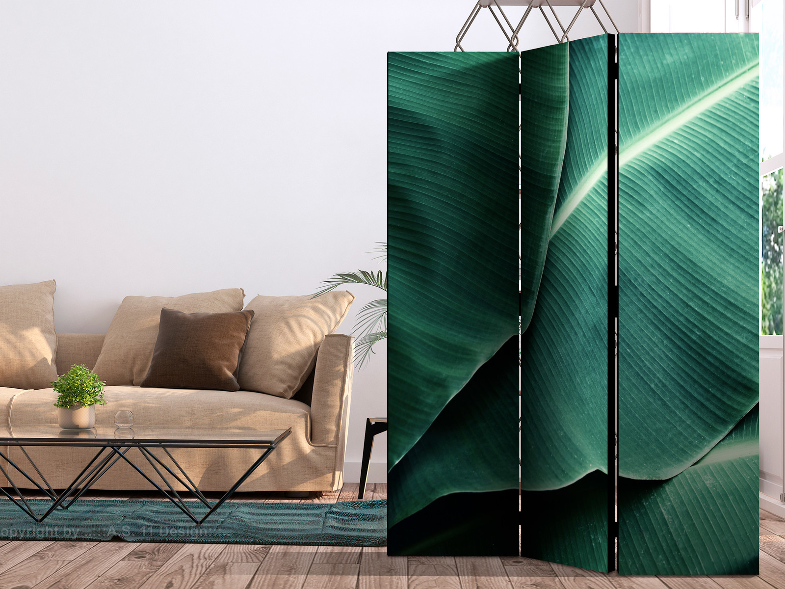 Διαχωριστικο Δωματιου - Banana Leaf Ηχοαπορροφητικο 135x172cm