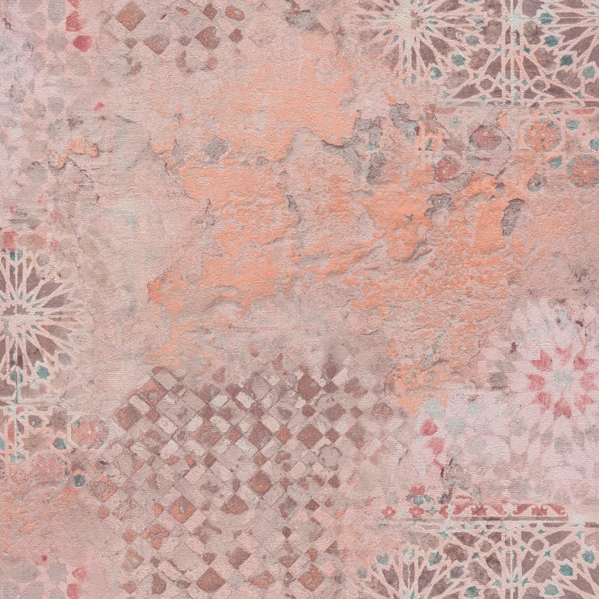 Ταπετσαρια Τοιχου Tiles Διαφορα Χρωματα