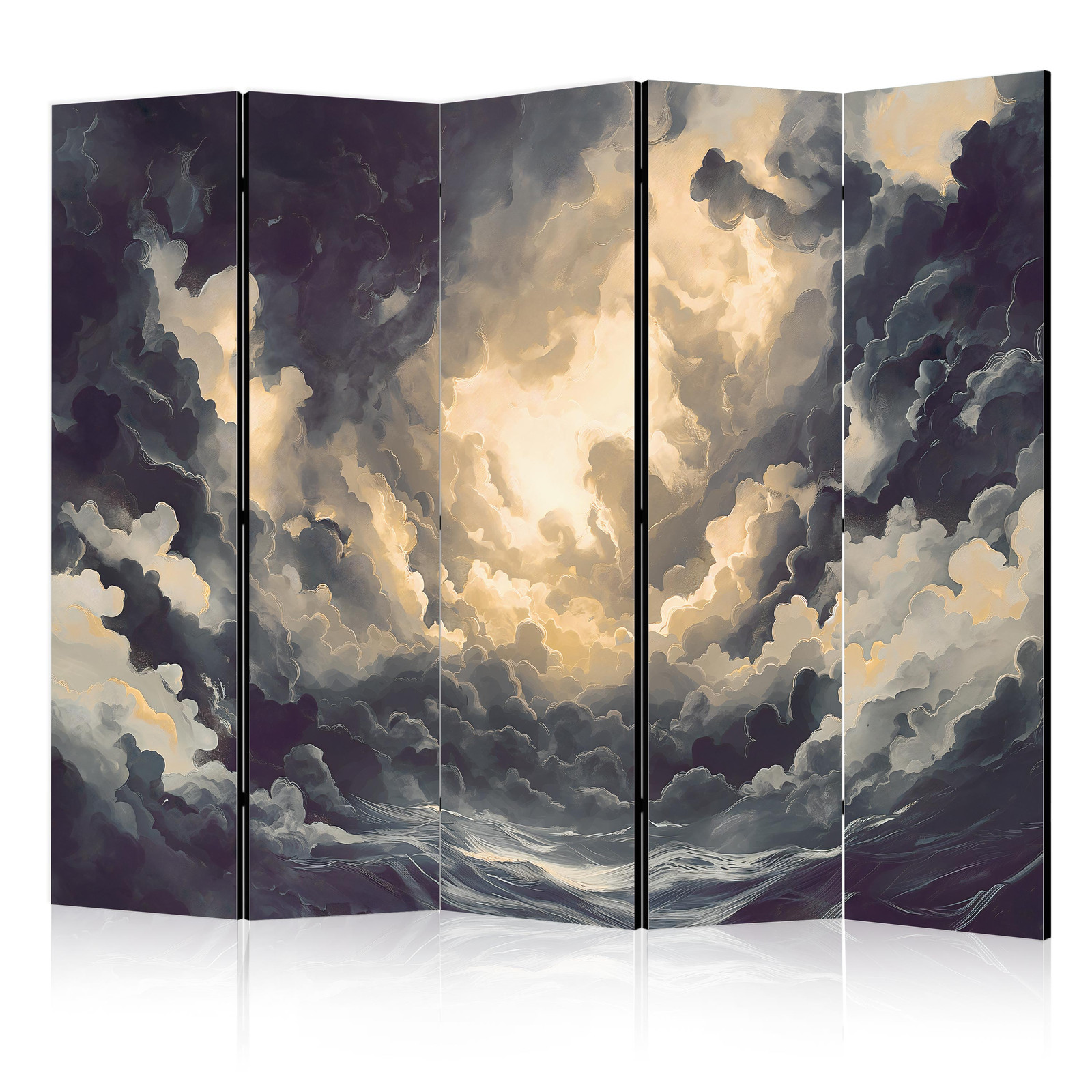Διαχωριστικο Δωματιου - Epic Light Play: The Sun Battling For Dominance Over The Clouds Ηχοαπορροφητικο 225x172cm