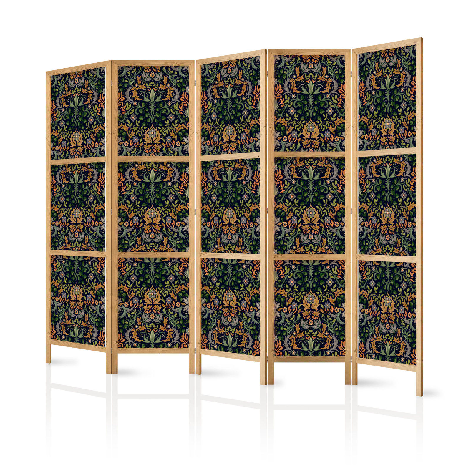 Ιαπωνικο Διαχωριστικο Δωματιου - Retro Vintage Intricate And Rich Pattern In Victorian Style 225x172cm