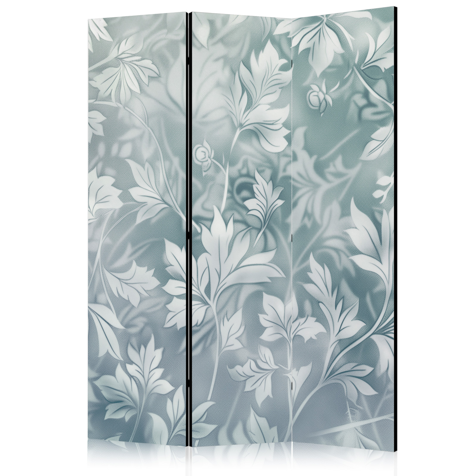 Διαχωριστικο Δωματιου - Ornaments In Rubbed Faded Turquoise - Delicate Floral Pattern Ηχοαπορροφητικο 135x172cm