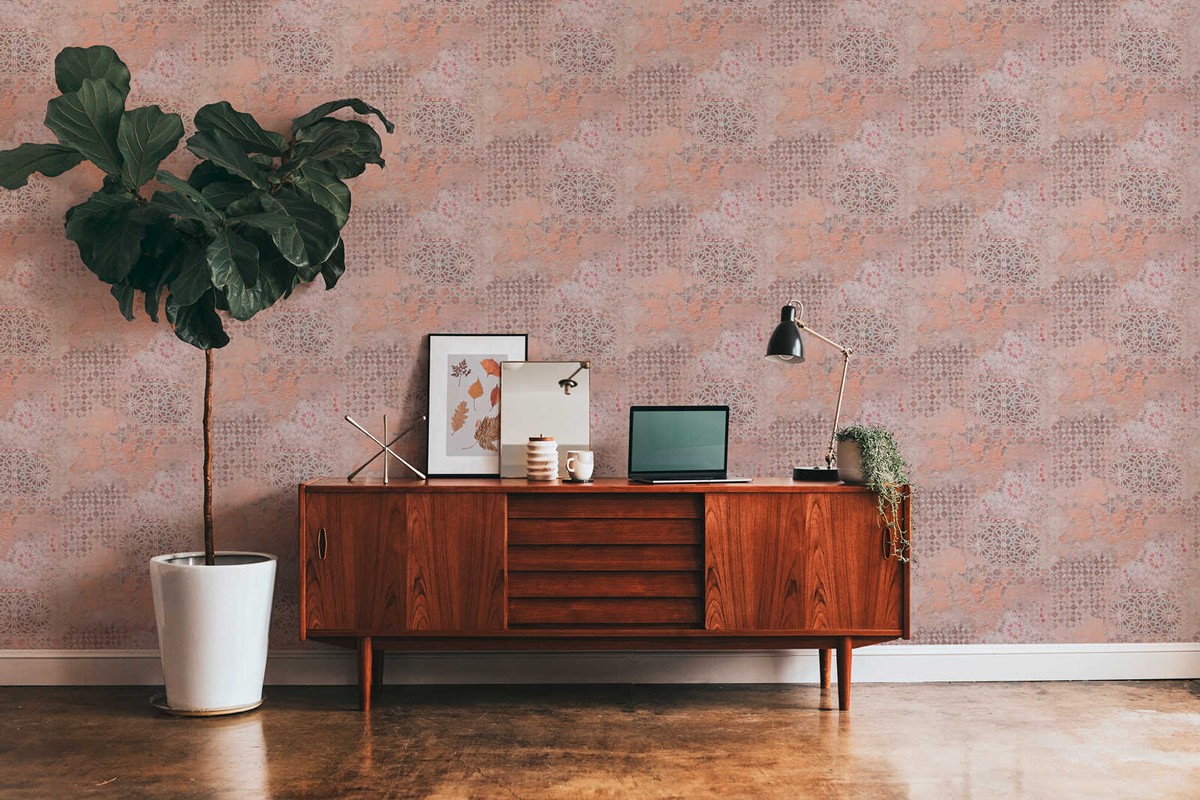 Ταπετσαρια Τοιχου Tiles Διαφορα Χρωματα