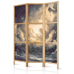 Ιαπωνικο Διαχωριστικο Δωματιου - Epic Light Play: The Sun Battling For Dominance Over The Clouds 135x172cm