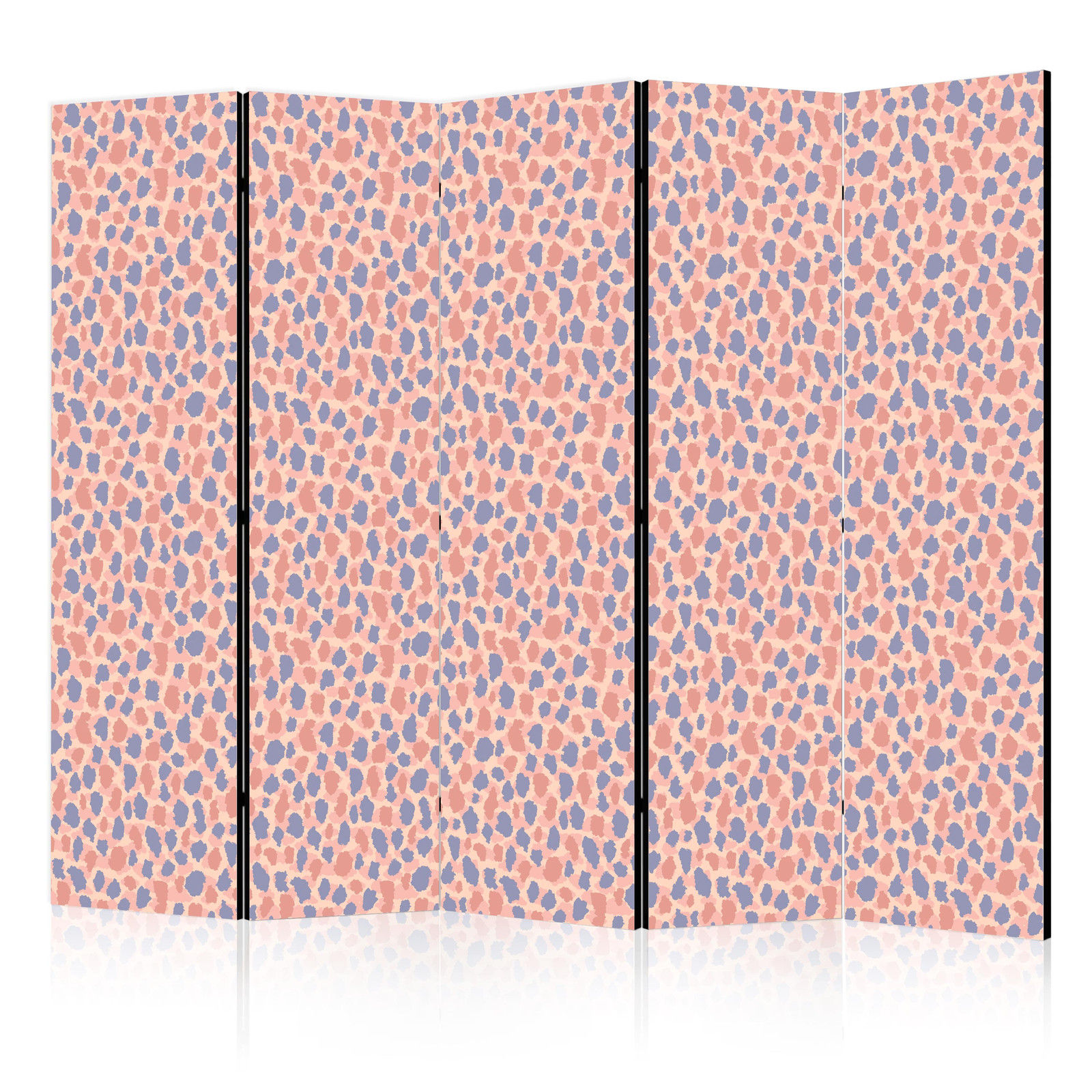 Διαχωριστικο Δωματιου - Giraffe Pattern - Colorful Animal Pattern In Blue-pink Spots Ηχοαπορροφητικο 225x172cm