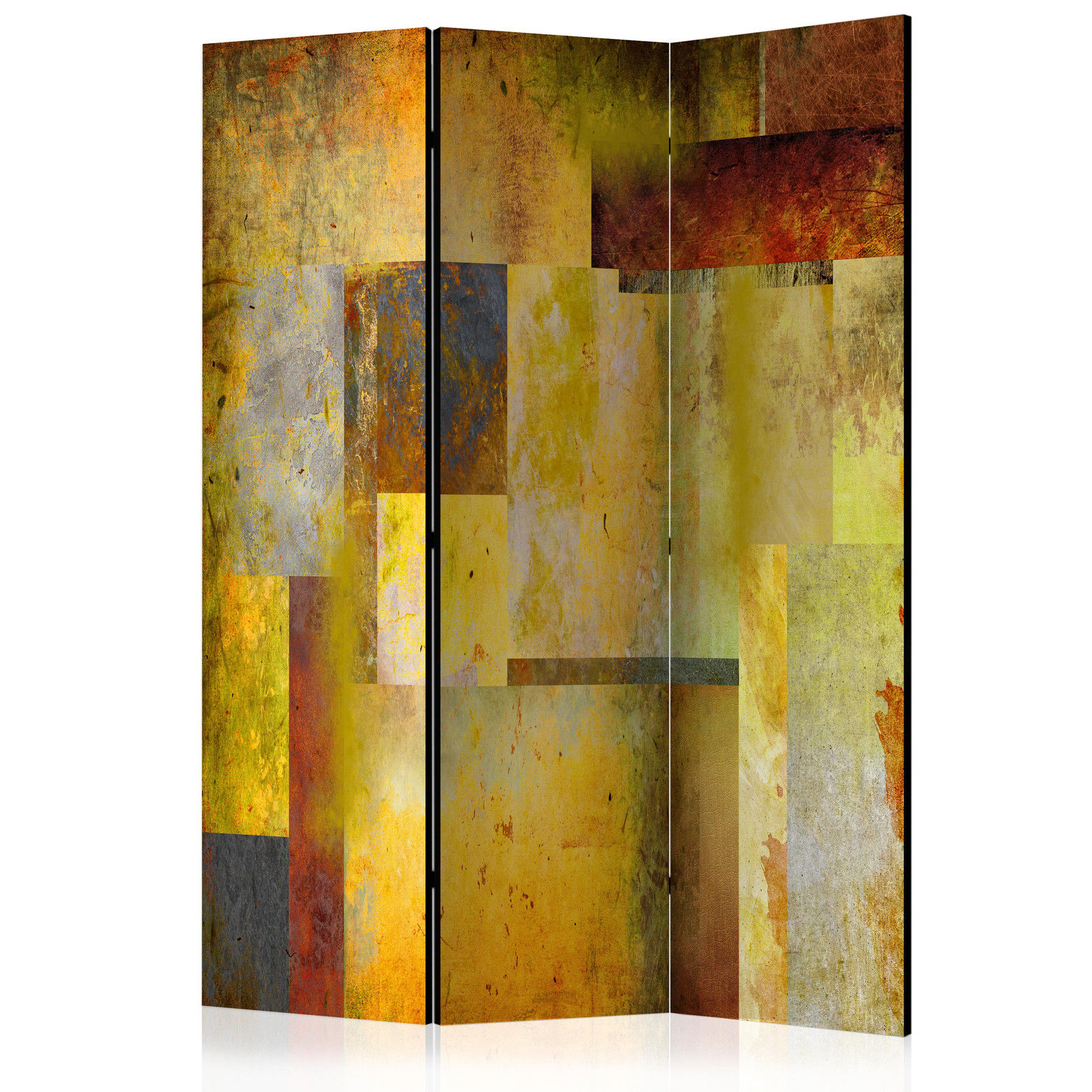 Διαχωριστικο Δωματιου - Orange Hue Of Art Expression Διπλης Οψης 135x172cm