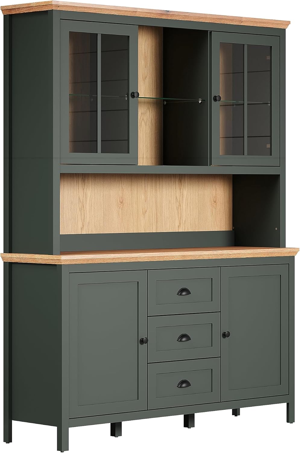 Norwin Ψηλος Μπουφες Σκουρο Πρασινο