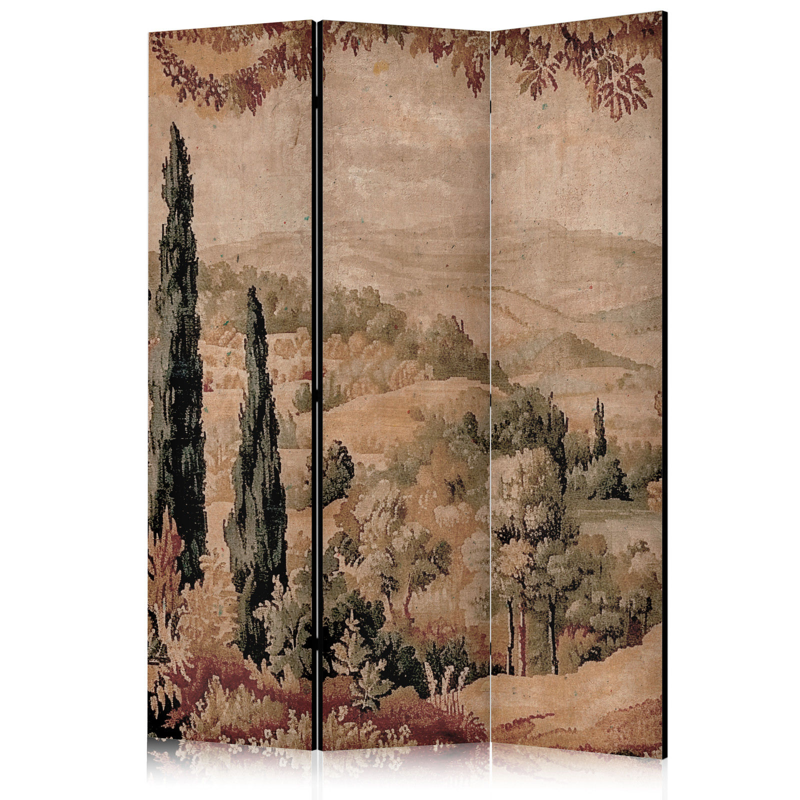 Διαχωριστικο Δωματιου - Landscape With Cypresses - Old Tapestry With Mediterranean Vegetation Μονης Οψης 135x172cm