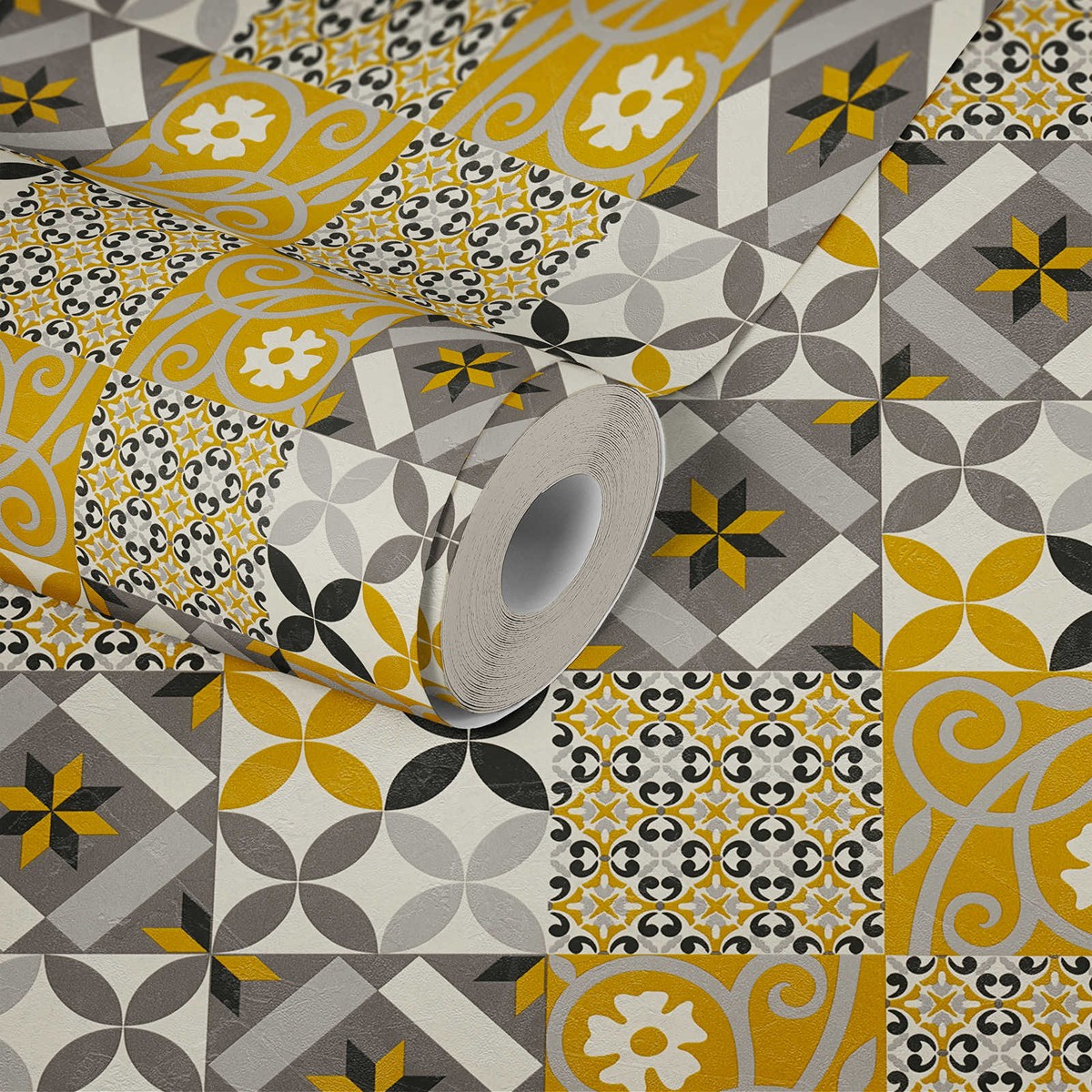 Ταπετσαρια Τοιχου Tiles Διαφορα Χρωματα