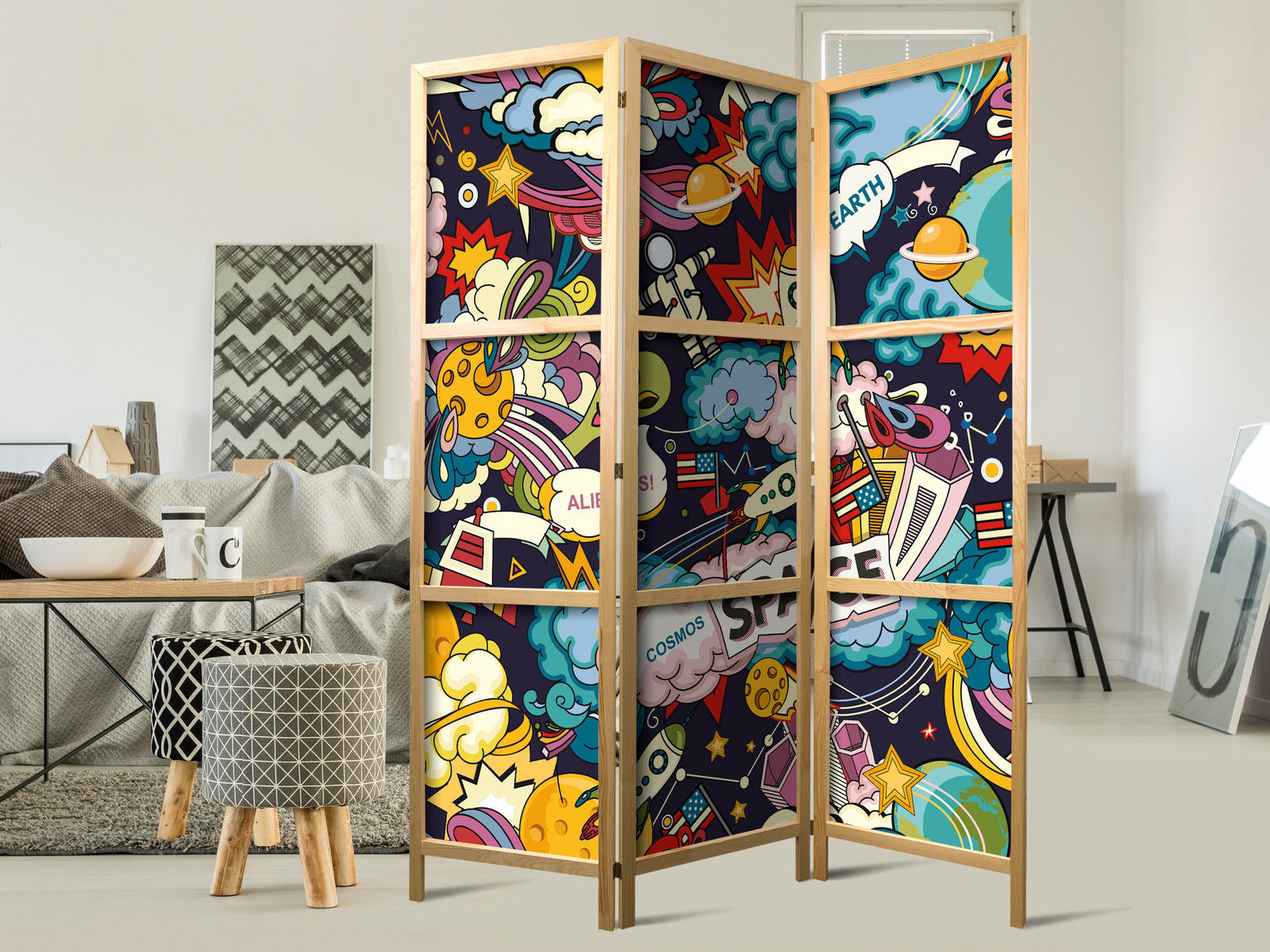 Ιαπωνικο Διαχωριστικο Δωματιου - Teenager's Space I 135x172cm