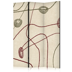 Διαχωριστικο Δωματιου - Labyrinth Of Beads - Minimalist Abstraction On A Worn Background Ηχοαπορροφητικο 135x172cm